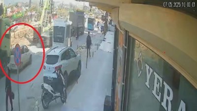 Hatay'da otomobili oyuncak gibi önünde sürükledi: Arkasına bakmadan gitti
