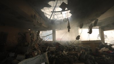 İsrail yine okul bombaladı