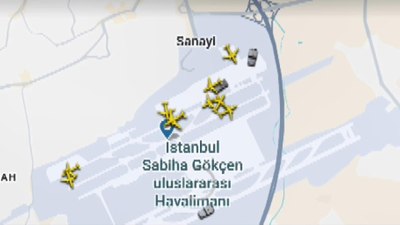İstanbul'da Londra uçağında kavga çıktı
