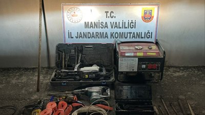 Manisa'da kaçak kazı yapanlara suçüstü