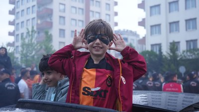 Galatasaray, Gaziantep'te coşkuyla karşılandı