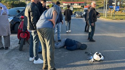 Zonguldak'ta satışa çıkardığı motosikletiyle kaza yapan sürücü öldü