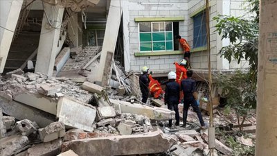 Tayland'da deprem nedeniyle ölenlerin sayısı 96'ya yükseldi