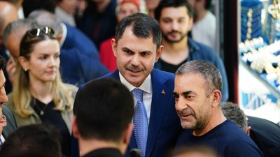 Bursa'da esnafla buluştu