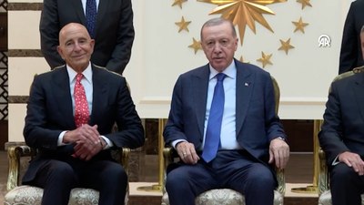 Cumhurbaşkanı Erdoğan, ABD Büyükelçisi Barrack'ı kabul etti