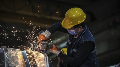 Ücretli çalışan sayısı martta yıllık yüzde 0,6 yükseldi
