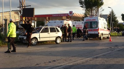 Kütahya'da kazada 6 kişi yaralandı