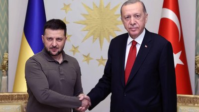 Cumhurbaşkanı Erdoğan, Zelensky ile bir araya geldi