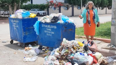 CHP'li Adana'da vatandaşların çöp isyanı