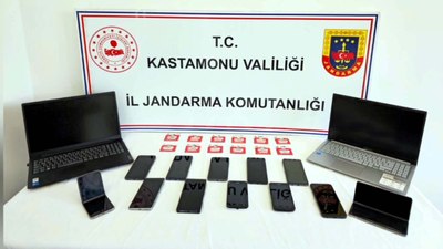 Kastamonu'da sahte araç kiralama siteleriyle 160 milyon TL dolandıran çeteye operasyon