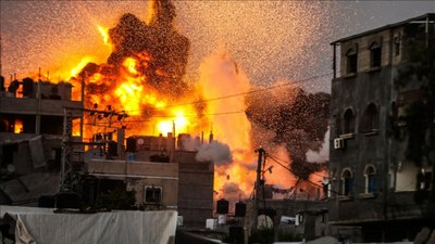 İsrail yine Gazze'ye saldırdı: 92 ölü