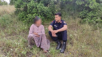Kayıp kadın, ormanlık alanda bulundu