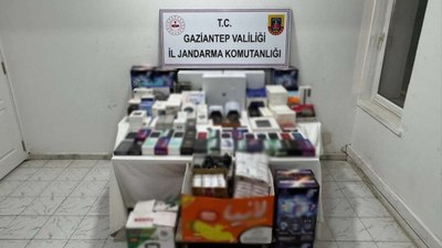 Gaziantep'te 2 milyon TL değerinde kaçak elektronik eşya ele geçirildi