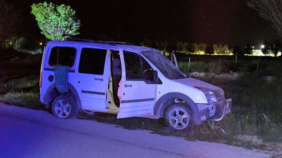 Afyonkarahisar'da bir kişinin yaralandığı kazada kaçan araç sürücüsü yakalandı