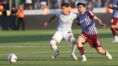 Trabzonspor deplasmanda 1 puana razı oldu