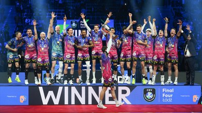 CEV Erkekler Şampiyonlar Ligi'nde şampiyon Sir Sicoma Monini Perugia!