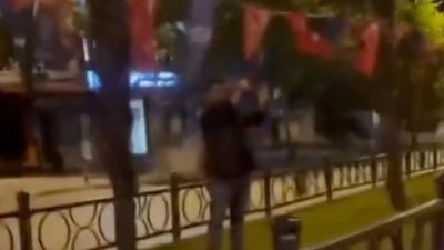 Bursa'da Türk bayrağına çirkin saldırı