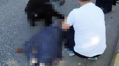 Düzce'de motosikletin çarptığı babaanne ölürken torunu ağır yaralandı