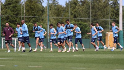 Trabzonspor'da Samsunspor maçı hazırlıkları sürdü