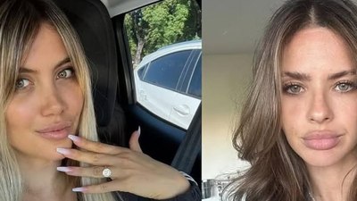 China Suarez ile Wanda Nara birbirine girdi