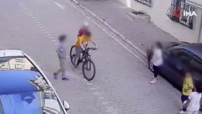 İstanbul'da çalıntı bisikletle yola çıkan çocuğa araç çarptı