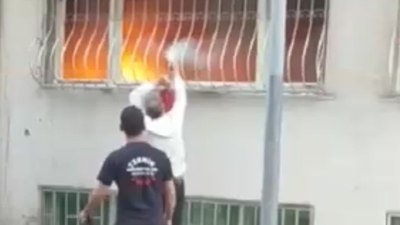 Şişli'de apartman dairesinde yangın