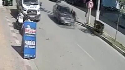 Hatay'da otomobilin çarptığı kadın ağır yaralandı