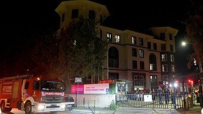 Tuzla'da kız yurdunda yangın: Öğrenciler tahliye edildi