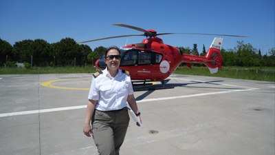 Türkiye'nin tek kadın helikopter pilotu: Bu işin cinsiyeti yok