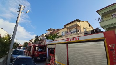 Karaman’da öfkeli koca, evini yaktı