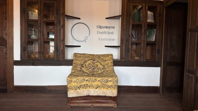 Kastamonu'da yüzyıllık yorgan ve minder kılıfında nadir desenler keşfedildi