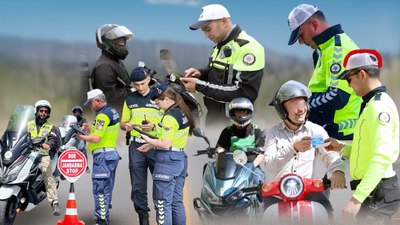 Yılın ilk 5 ayında kask takmayan 475 bin sürücüye ceza