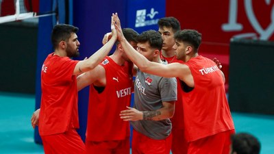 A Milli Erkek Voleybol Takımı, Hollanda'yı mağlup etti