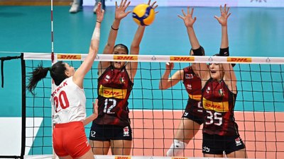 A Milli Kadın Voleybol Takımı, İtalya'ya yenildi