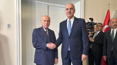 Numan Kurtulmuş, Devlet Bahçeli ile bir araya geldi