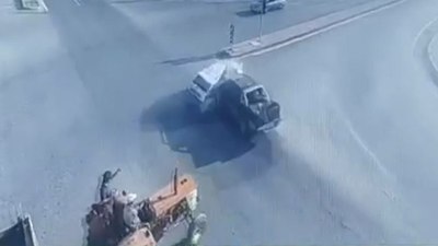 Konya'da yaşlı çiftin öldüğü feci kazanın görüntüleri ortaya çıktı