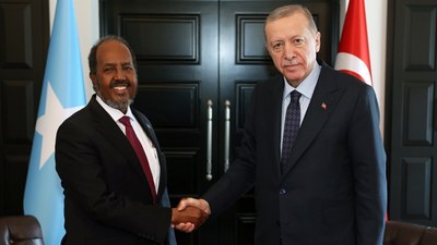Somali Cumhurbaşkanı ile görüştü