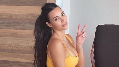 Kim Kardashian'ın giyinme odası! Normal bir daire kadar
