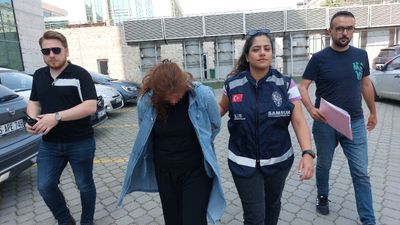 Samsun'da 27 suç kaydı bulunan kadın yine hırsızlık yapınca yakalandı