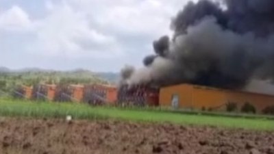 Ankara'da tavuk çiftliğinde yangın