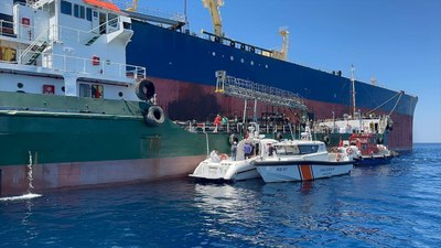 Çanakkale'de denizi kirleten gemiye 8 milyon 281 bin lira ceza