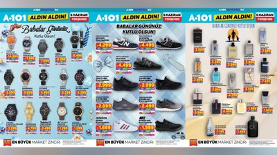 A101’den Babalar Günü sürprizi: Saat, ayakkabı, parfüm… İşte fiyatlar