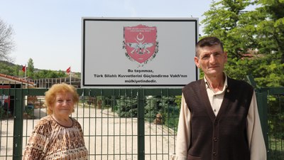 Eskişehir'de 15 milyon TL değerindeki arazisini TSK'ya bağışladı