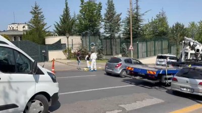Ankara'da Çankaya Köşkü yakınlarında hareketli anlar