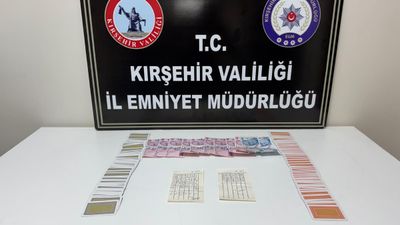 Kırşehir'de kumar oynarken suçüstü yakalandılar