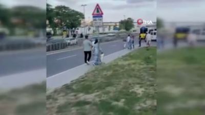 İETT şoförü otobüsü yolcuların üzerine sürdü