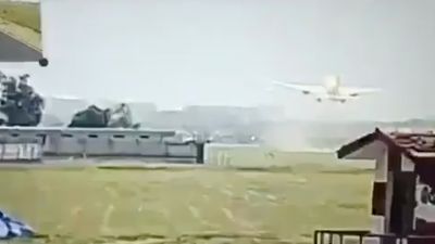 Hindistan'daki uçak kazasının yeni görüntüsüne ulaşıldı