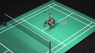 İnsanlarla badminton oynayan robot: ANYmal
