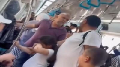 Marmaray’da babanın burnunu kıran sanık hakkında hapis talebi