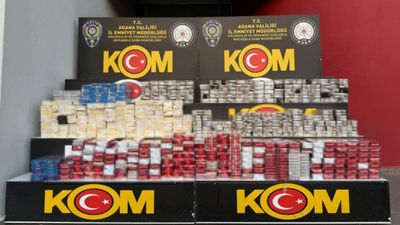 Adana'da 9 bin 750 paket kaçak sigara ele geçirildi